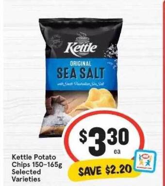 IGA Kettle potato chips offer
