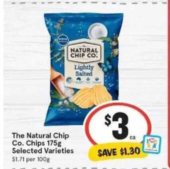 IGA The natural chip co. chips offer
