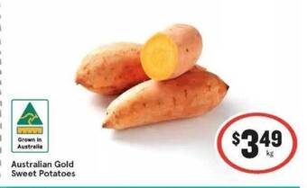IGA Australian gold sweet potatoes offer