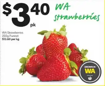 Woolworths Wa strawberries punnet offer