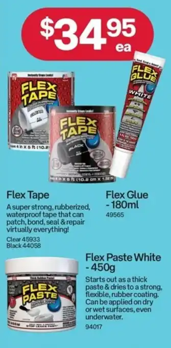 Australia Post Flex Tape , Flex Paste White & Flex Glue offer