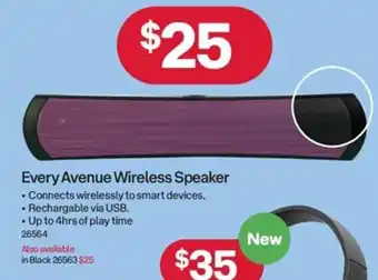 Australia Post Every Avenue Wireless Speaker offer