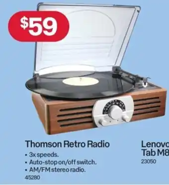 Australia Post Thomson Retro Radio offer
