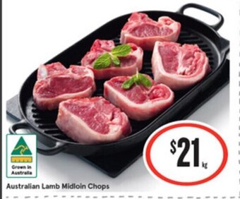 IGA Australian Lamb Midloin Chops offer