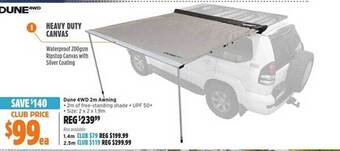 Anaconda Dune 4wd 2m awning offer