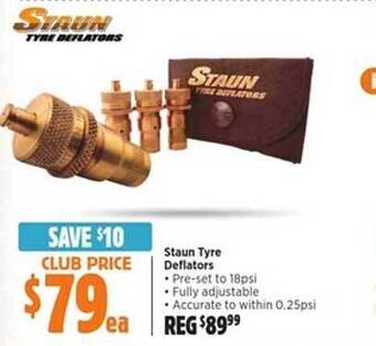 Anaconda Staun tyre deflators offer