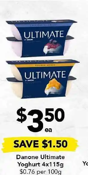Drakes Danone ultimate yoghurt offer