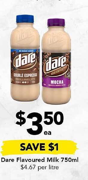 Drakes Dare flavoured milk offer