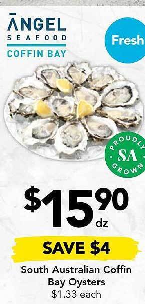 South australian coffin bay oysters