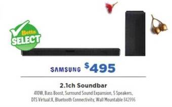 Betta Samsung 2.1ch soundbar offer