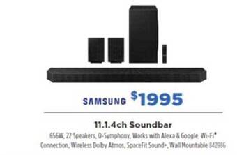 Betta Samsung 11.1.4ch soundbar offer