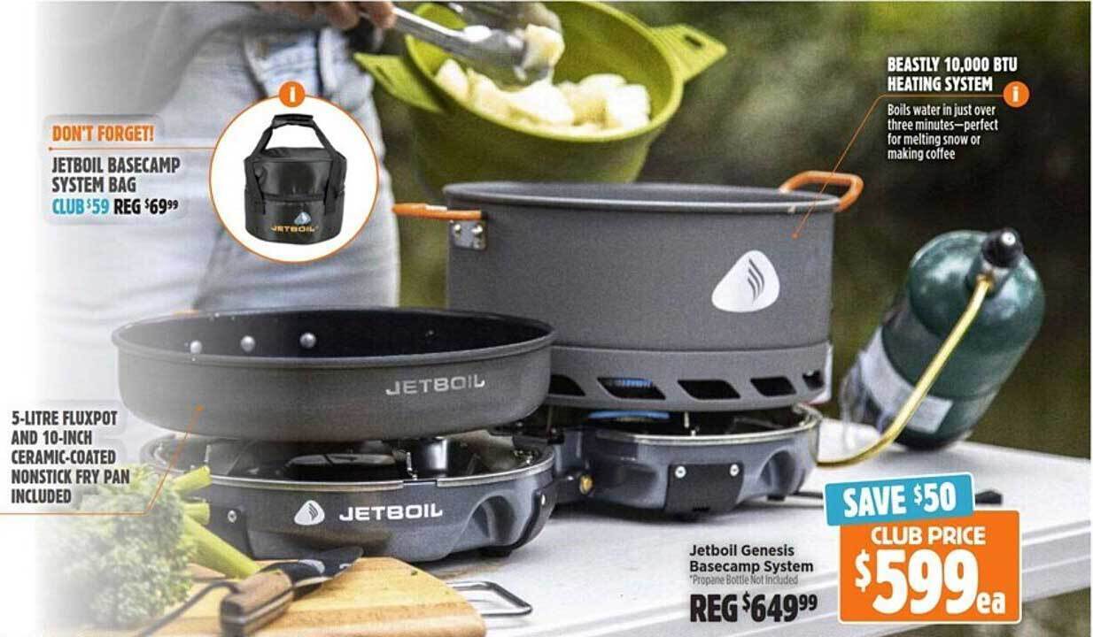 Jetboil genesis basecamp system offer at Anaconda