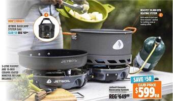 Anaconda Jetboil genesis basecamp system offer