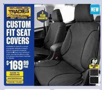 SuperCheap Auto Custom fit seat covers offer