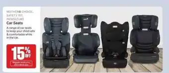 SuperCheap Auto Car seats offer
