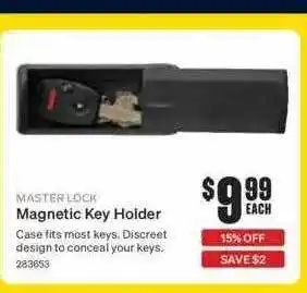 SuperCheap Auto Master lock magnetic key holder offer