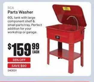 SuperCheap Auto Sca parts washer offer