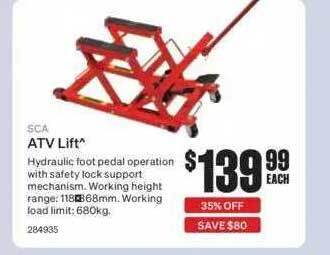 SuperCheap Auto Sca atv lift offer