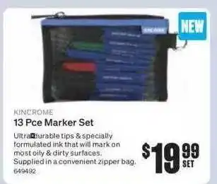 Kincrome 13 pce marker set