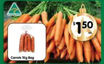 Spar Carrots 1 kg bag offer