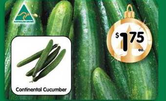 Spar Continental cucumber offer