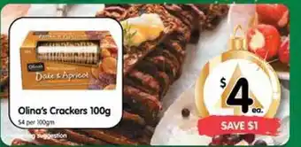 Olina's crackers 100 g