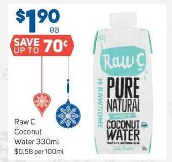 Foodland Raw c coconut water offer