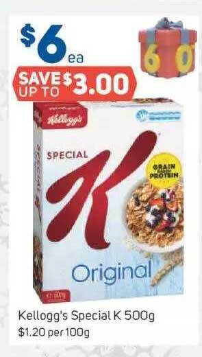 Foodland Kellogg's special k offer