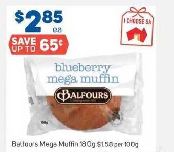 Foodland Balfours mega muffin offer