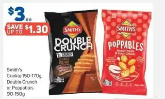 Foodland Smith's crinkle, double curnch or poppables offer