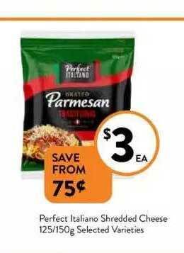 Perfect italiano shredded cheese