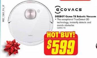 The Good Guys Ecovacs deebot ozmo t8 robotic vacuum offer