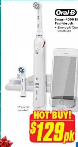 The Good Guys Oral-b smart 4000 electric toothbrush offer