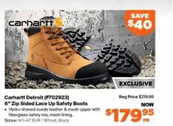 RSEA Safety Carhartt detroit 6 offer