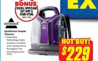 The Good Guys Bissell spotclean carpet cleaner offer