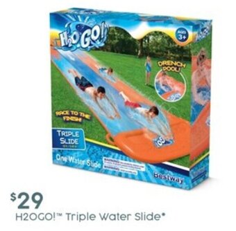Target H2OGO Triple Water Slide offer