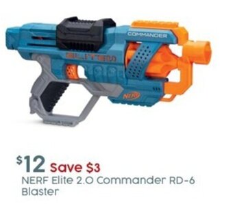 Target NERF Elite 2.0 Commander RD- 6 Blaster offer