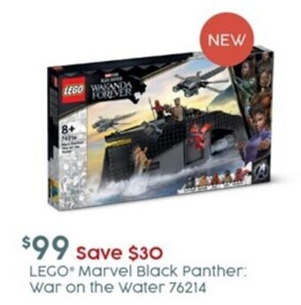 Target Lego Marvel Black Panther War on the Water offer