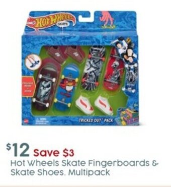 Hot Wheels Skate Fingerboards & Skate Shoes. Multipack