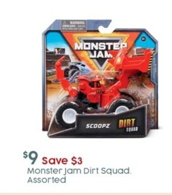 Target Monster Jam Dirt Squad offer