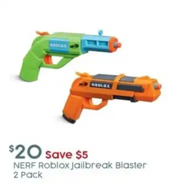 NERF Roblox Jailbreak Blaster 2 Pack