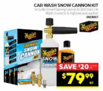 Autopro Meguiar's car wash snow cannon kit offer