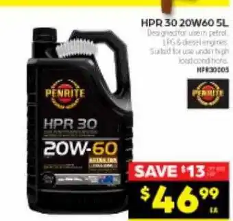 Autopro Penrite hpr 30 20w60 offer