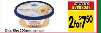 Spar Chris' dips offer