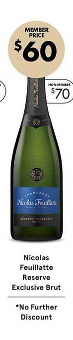 Vintage Cellars Nicolas feuillatte reserve exclusive brut offer