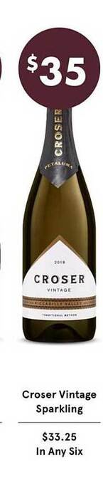 Vintage Cellars Croser vintage sparkling offer