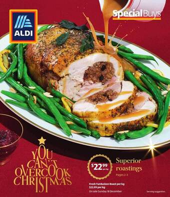 ALDI Fresh turducken roast per kg offer