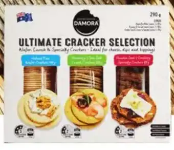 ALDI Damora Ultimate Cracker Selection 290g offer