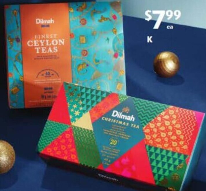 Dilmah Tea Gift pack 40g/80g offer at ALDI