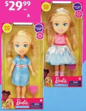 ALDI Barbie 13" Toddler Doll offer